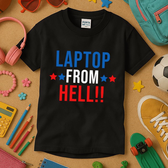 Laptop From Hell Kids T-Shirt