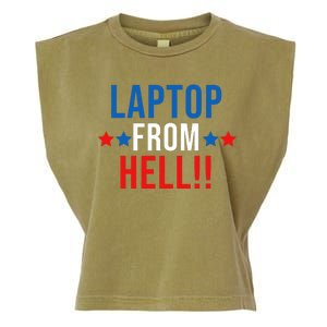 Laptop From Hell Garment-Dyed Women's Muscle Tee