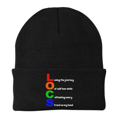 Locs Acronym Quote Inspirational Newly Loc'd Beanie