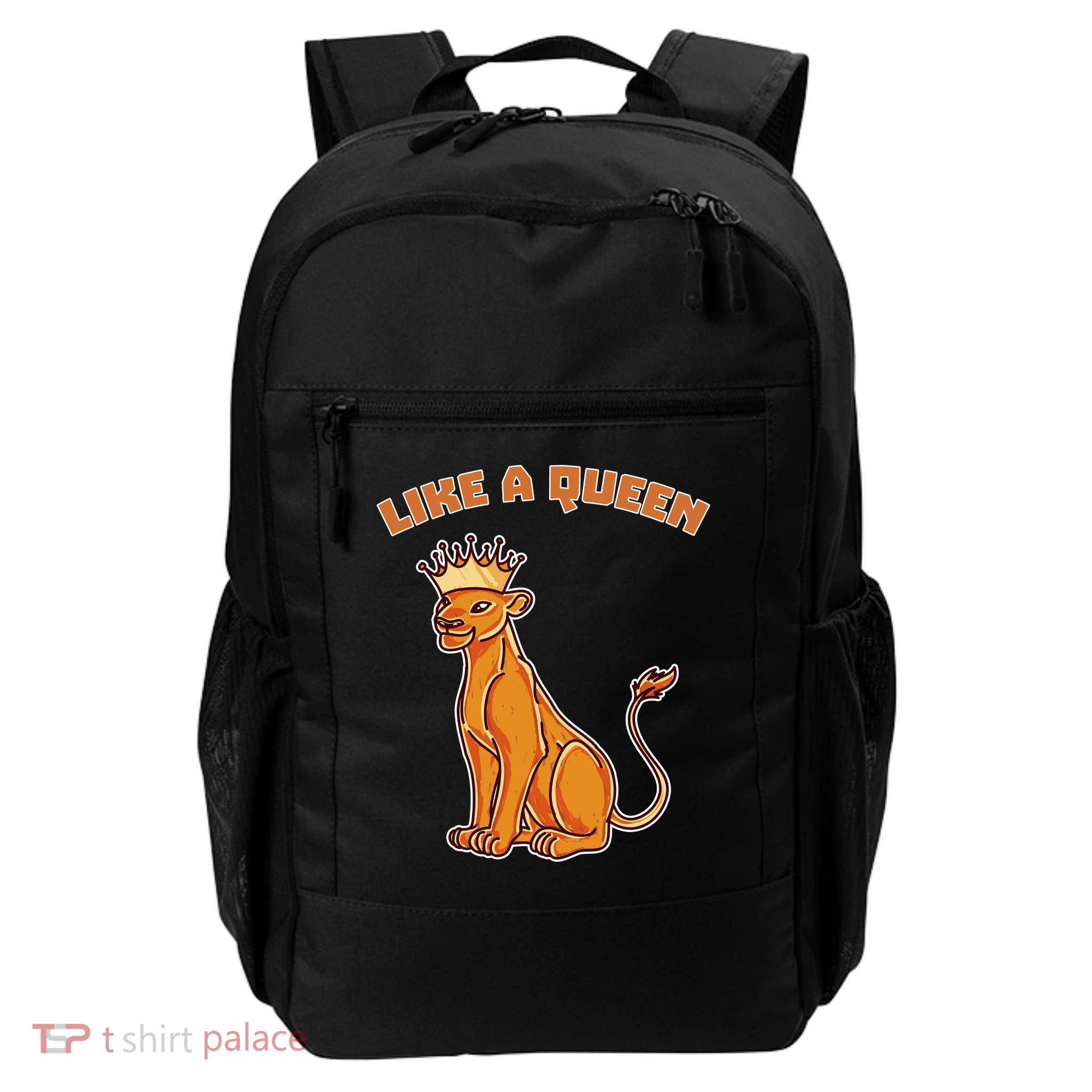 Like A Queen Queen Of The Jungle Lioness Daily Commute Backpack
