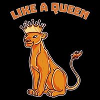 Like A Queen Queen Of The Jungle Lioness Zip Tote Bag