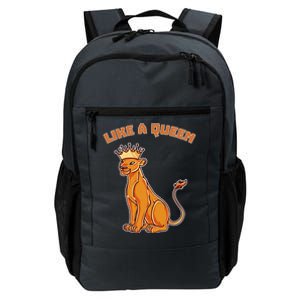 Like A Queen Queen Of The Jungle Lioness Daily Commute Backpack