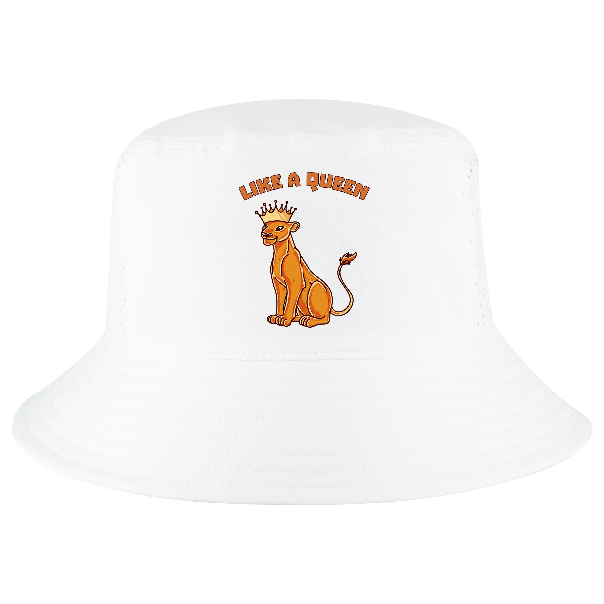 Like A Queen Queen Of The Jungle Lioness Cool Comfort Performance Bucket Hat