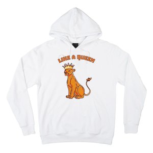 Like A Queen Queen Of The Jungle Lioness Hoodie