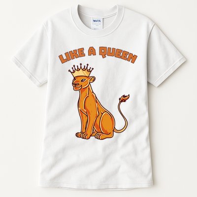 Like A Queen Queen Of The Jungle Lioness Tall T-Shirt