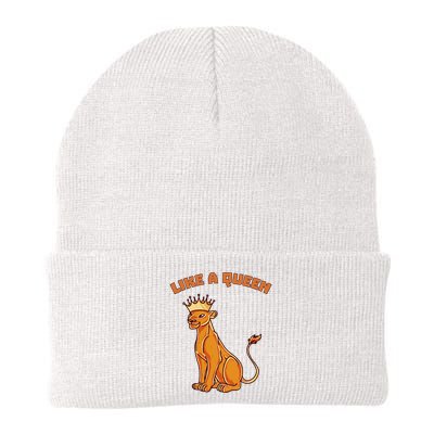 Like A Queen Queen Of The Jungle Lioness Beanie