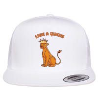 Like A Queen Queen Of The Jungle Lioness Flatbill Hat