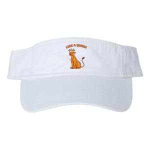 Like A Queen Queen Of The Jungle Lioness Valucap Bio-Washed Visor