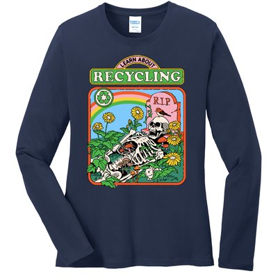 Learn About Recycling Ladies Long Sleeve Shirt