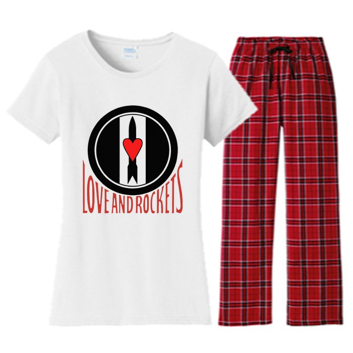 Love And Rockets Women's Flannel Pajama Set