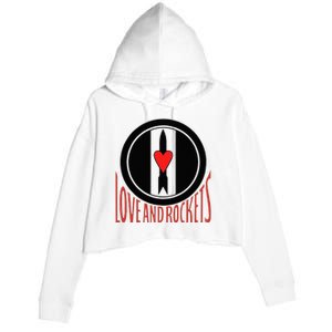 Love And Rockets Crop Fleece Hoodie