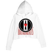 Love And Rockets Crop Fleece Hoodie