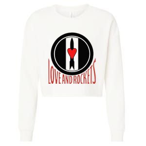 Love And Rockets Cropped Pullover Crew