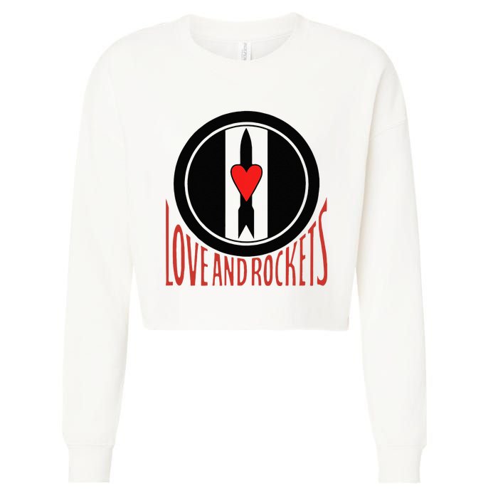 Love And Rockets Cropped Pullover Crew