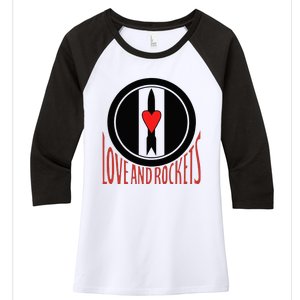 Love And Rockets Women's Tri-Blend 3/4-Sleeve Raglan Shirt