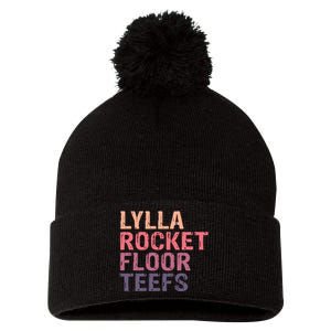 Lylla & Rocket & Floor & Teefs Funny Birthday Quote Pom Pom 12in Knit Beanie