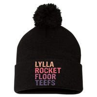 Lylla & Rocket & Floor & Teefs Funny Birthday Quote Pom Pom 12in Knit Beanie