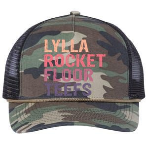 Lylla & Rocket & Floor & Teefs Funny Birthday Quote Retro Rope Trucker Hat Cap