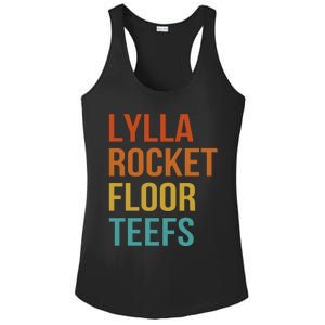 Lylla & Rocket & Floor & Teefs Funny Birthday Quote Ladies PosiCharge Competitor Racerback Tank