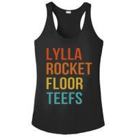 Lylla & Rocket & Floor & Teefs Funny Birthday Quote Ladies PosiCharge Competitor Racerback Tank