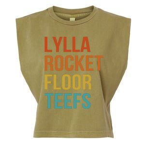 Lylla & Rocket & Floor & Teefs Funny Birthday Quote Garment-Dyed Women's Muscle Tee