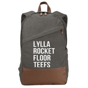 Lylla & Rocket & Floor & Teefs Funny Birthday Quote Cotton Canvas Backpack