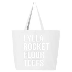 Lylla & Rocket & Floor & Teefs Funny Birthday Quote 25L Jumbo Tote