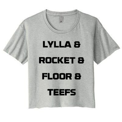 Lylla And Rocket And Floor And Teefs Women's Crop Top Tee