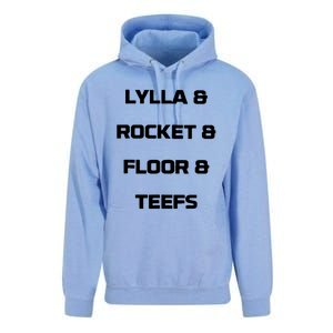 Lylla And Rocket And Floor And Teefs Unisex Surf Hoodie