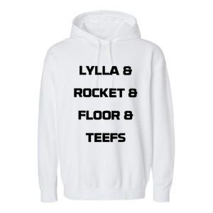 Lylla And Rocket And Floor And Teefs Garment-Dyed Fleece Hoodie