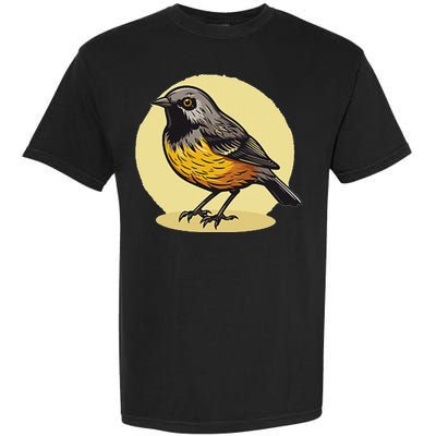 Lovely American Robin Bird In Pocket Garment-Dyed Heavyweight T-Shirt