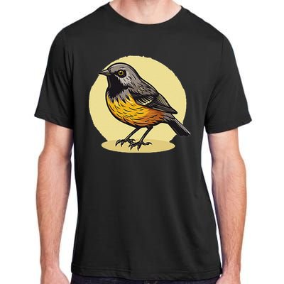 Lovely American Robin Bird In Pocket Adult ChromaSoft Performance T-Shirt