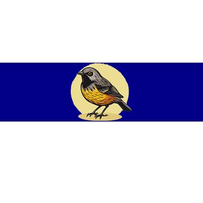 Lovely American Robin Bird In Pocket Bumper Sticker