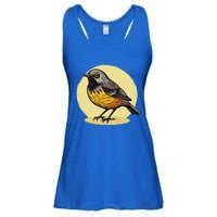 Lovely American Robin Bird In Pocket Ladies Essential Flowy Tank