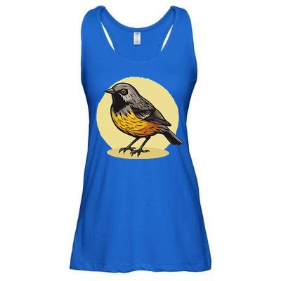 Lovely American Robin Bird In Pocket Ladies Essential Flowy Tank