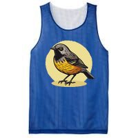 Lovely American Robin Bird In Pocket Mesh Reversible Basketball Jersey Tank