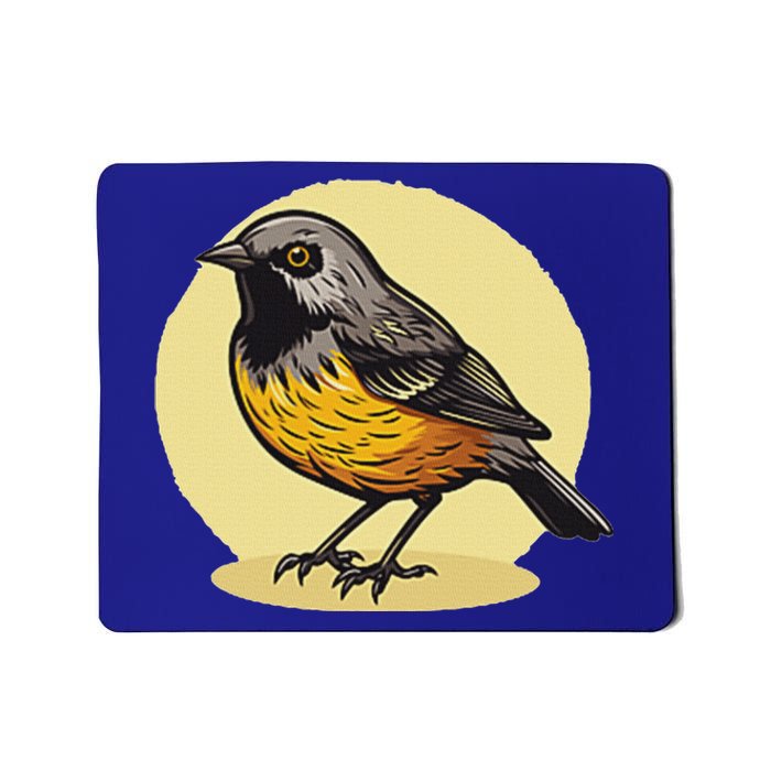 Lovely American Robin Bird In Pocket Mousepad