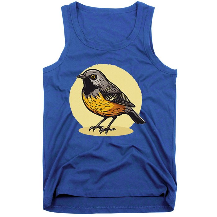 Lovely American Robin Bird In Pocket Tank Top