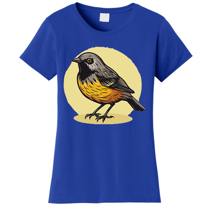 Lovely American Robin Bird In Pocket Women's T-Shirt