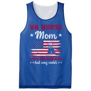 Like A Regular Mom But Way Cooler Va Nurse Mom Cute Gift Mesh Reversible Basketball Jersey Tank