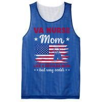 Like A Regular Mom But Way Cooler Va Nurse Mom Cute Gift Mesh Reversible Basketball Jersey Tank