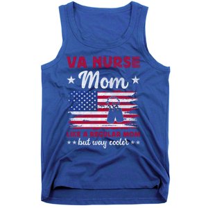 Like A Regular Mom But Way Cooler Va Nurse Mom Cute Gift Tank Top