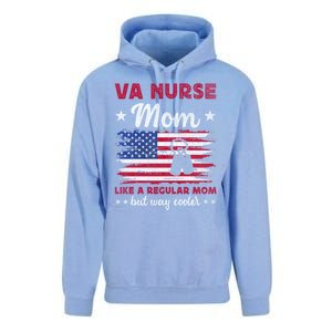 Like A Regular Mom But Way Cooler Va Nurse Mom Cute Gift Unisex Surf Hoodie