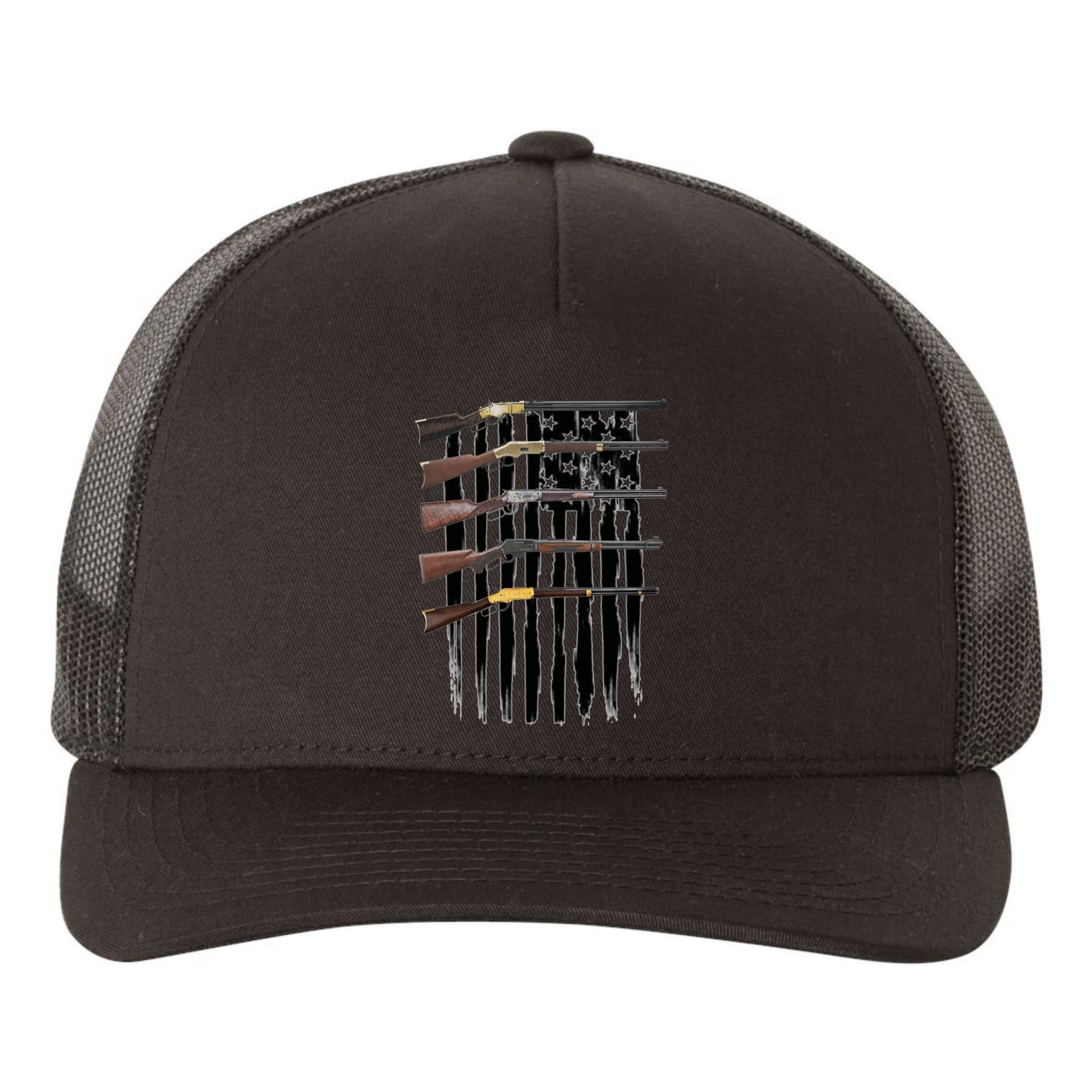 Lever Action Rifles Gift Yupoong Adult 5-Panel Trucker Hat