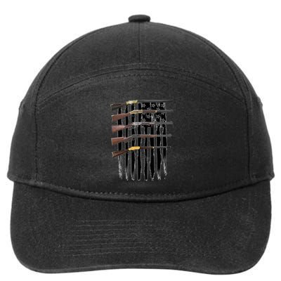 Lever Action Rifles Gift 7-Panel Snapback Hat