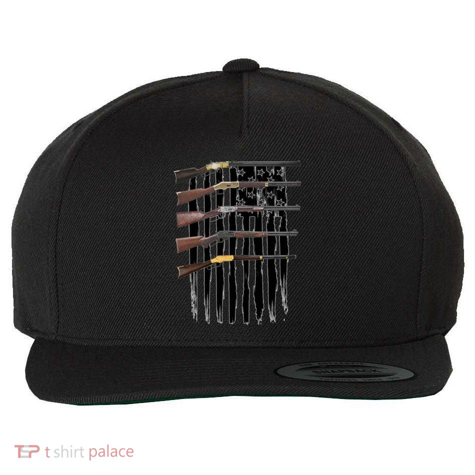 Lever Action Rifles Gift Wool Snapback Cap