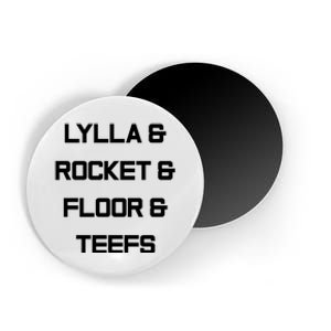 Lylla And Rocket And Floor And Teefs Trending Tees Magnet