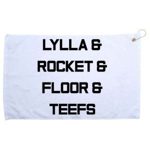 Lylla And Rocket And Floor And Teefs Trending Tees Grommeted Golf Towel