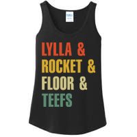 Lylla and Rocket and Floor and Teefs Vintage Ladies Essential Tank