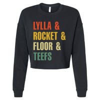 Lylla and Rocket and Floor and Teefs Vintage Cropped Pullover Crew